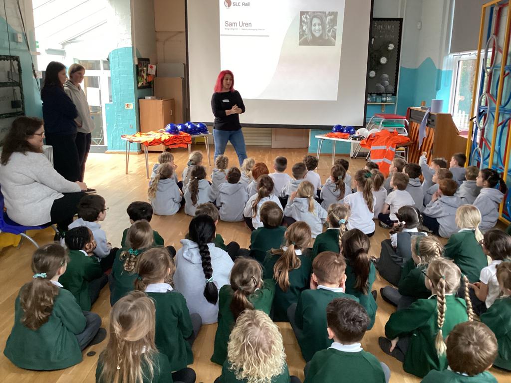 SLC Rail visited Hanbury C of E First School in Bromsgrove