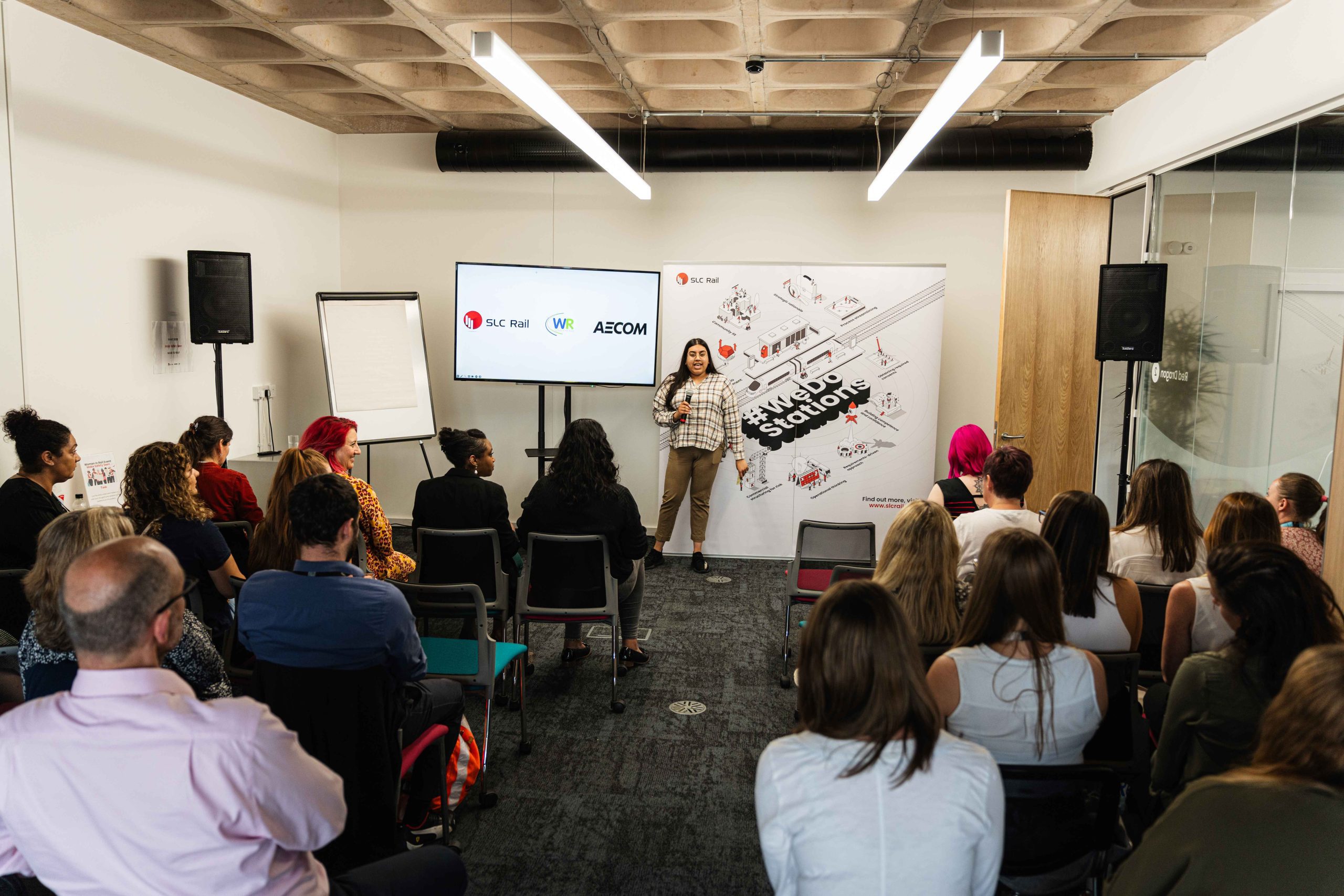 A photo to show the Women in Rail event in 2023.